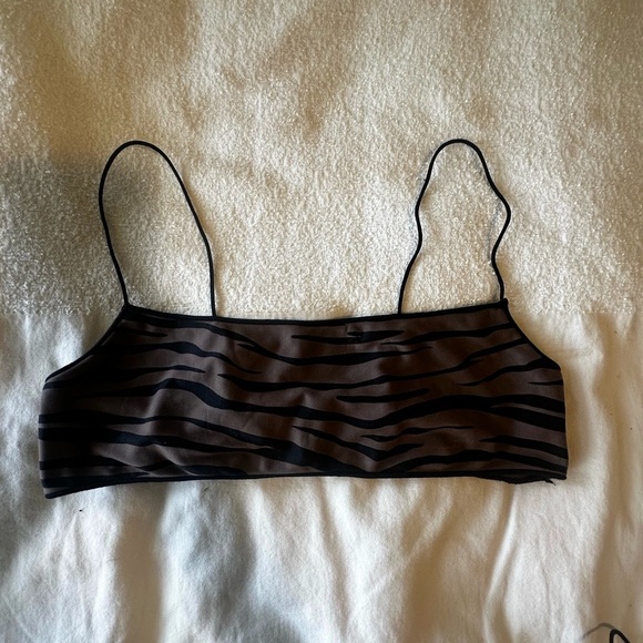 Tropic of C driftwood brown zebra bikini set - Picture 7 of 10